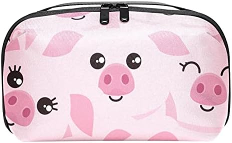 Elektronički organizator s crtanim izrazom slatke ružičaste svinje, Torbica za nošenje otporna na udarce, zaštitna torbica,