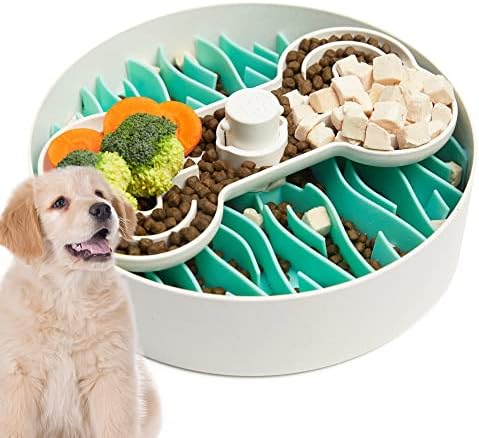 Pojilica za slagalice učinit će obroke zabavnim i korisnim s našom zdjelicom za slagalice za pse-Savršeno za suhu, mokru