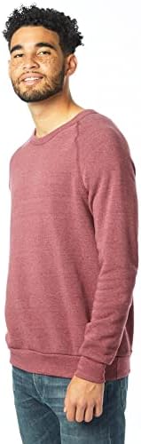 Alternativna muške dukserice, eko-fleece vintage šampion običan pulover