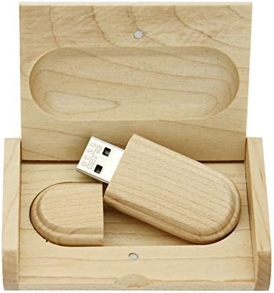 10pcs Maple Wood 2.0/3.0 USB flash pogon s drvenom kutijom