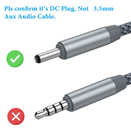 6,6ft 5V USB do DC 3,5 mm x 1,35 mm kabel za punjenje kabela za punjenje kabela za punjač za foeo luna/luna2/luna3/luna mini/luna