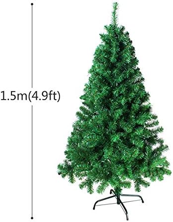 ZPEE 5ft Božiće drvce golog drveta, materijal PVC Umjetno zglobovo borovo stablo s metalnim stalkom božićni ukras pogodan