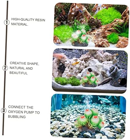 1 kom. ukras bazena cvjetni dekor pribor za akvarij umjetne biljke aerator za akvarijske ribe ukras mjehurića zrak za akvarijske