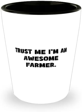 Cool pokloni za poljoprivrednike, vjerujte mi, ja sam nevjerojatan poljoprivrednik, blagdanska čaša za poljoprivrednike,