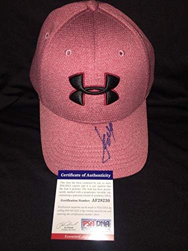 Jordan Spieth potpisao je službeni Under Armour Hat Masters Champ PSA/DNK - Autografirani golf šeširi i viziri