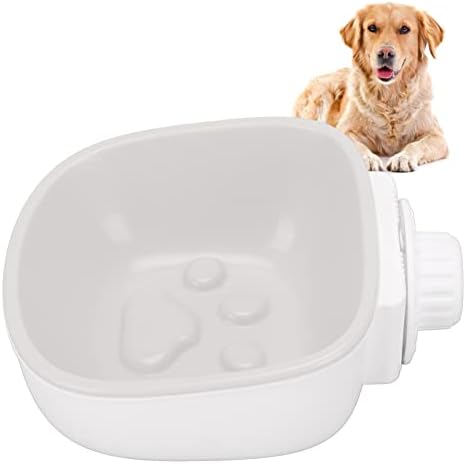 Zdjela za pse u sanduku, uklonjiva podignuta zdjela za hranu i vodu viseća zdjela za pse u metalnom sanduku za pse kavez