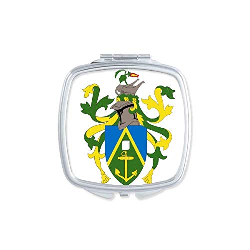 Pitcairn Islands Oceania National Emblem Ogledalo prijenosna kompaktna džepna šminka dvostrana staklo