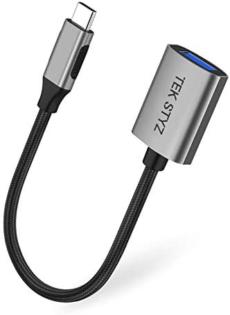 TEK STYZ USB-C USB 3.0 adapter radi za Motorola Moto G6 OTG Type-C/PD muški USB 3.0 ženski pretvarač.