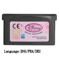 ROMGAME 32 -bitna ručna konzola Video Game Cartridge Card Crash Series EU verzija Disney princeza Roya