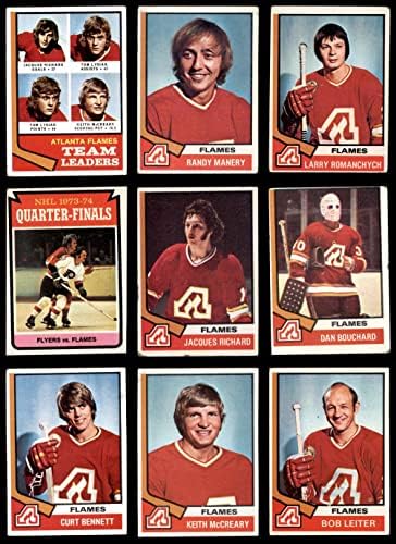 1974-75 Topps Calgary Flames u blizini Team Set Calgary Flames GD+ Flames