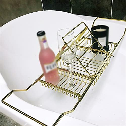 SDGH polica za uvlačenje kade od nehrđajućeg čelika stalak za kadu za kadu za kadu za kadica multifunkcionalna alati za kupaonicu