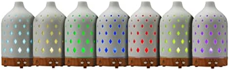 Serene House Nova, ultrazvučno esencijalno ulje hladne difuzor maglice-LED svjetlost za smirivanje 7 boja, kontrola vremena,