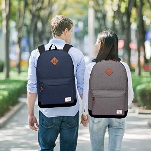 Kasqo School Rockpack, klasični lagani 14-15,6 inčni laptop torba za knjige za muškarce TEENS GIRLS BOYS SOLLOGER
