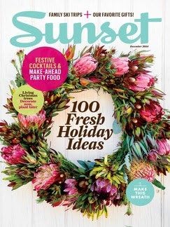 Sunset Magazine prosinac 2014. 100 ideja svježih praznika