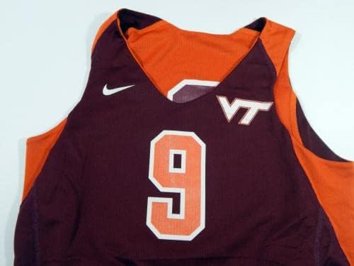 Womens Virginia Tech Hokies 9 Igra izdana narančastog maroon košarkaškog dres m 5 - NBA igra se koristila