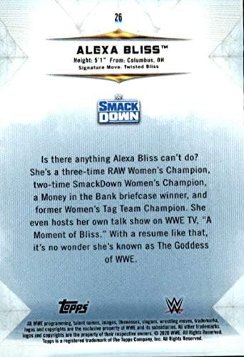 2020. Topps WWE Neosporno 26 Alexa Bliss Smackdown Wrestling Trgovačka kartica