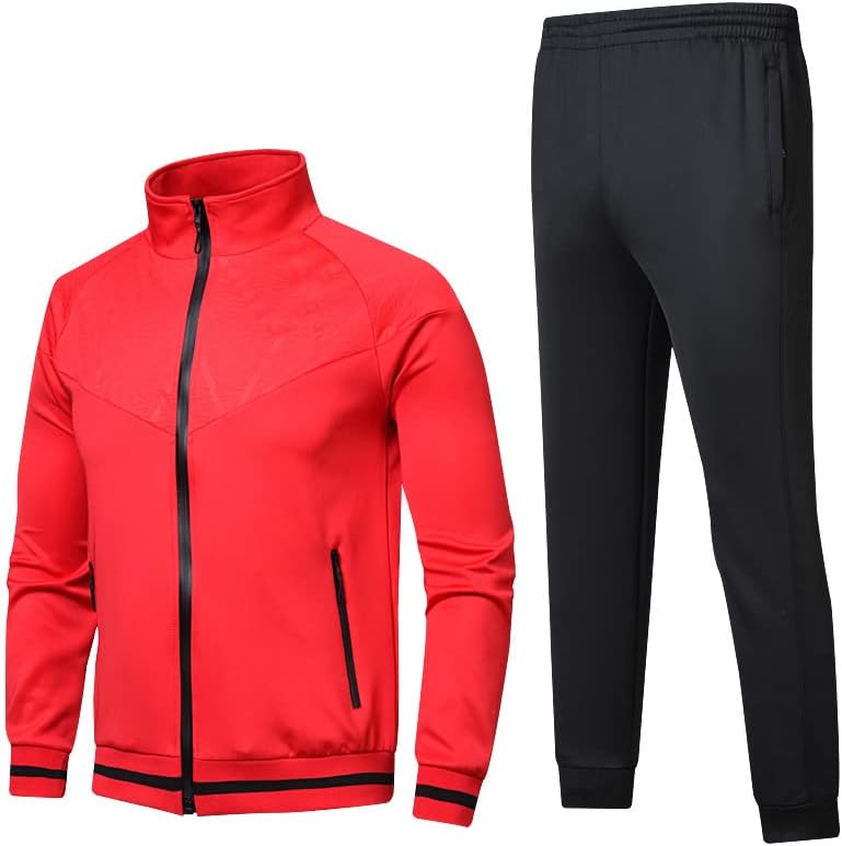 Jesensko sportsko odijelo muškarci koji trče odijelo labave tracksuits nogometni fitness 2 komadi set topli jogging teretana