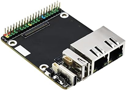Mini Dual Gigabit Ethernet bazna ploča kompatibilna s Raspberry Pi računalnim modulom 4 cm4/4 lite, dvostruki gigabitni Ethernet