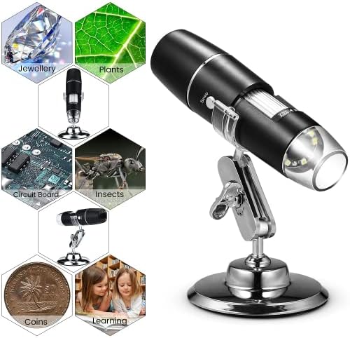 100nd-2000nd mikroskopi za djecu, studente i odrasle, sa setom stakalca, adapterom za telefon, moćnim biološkim mikroskopima