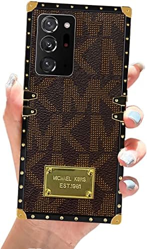 Trupni telefon za telefon za Samsung Galaxy Note 20 Ultra, klasična mekana TPU koža bez klizanja luksuznog dekoracije metala