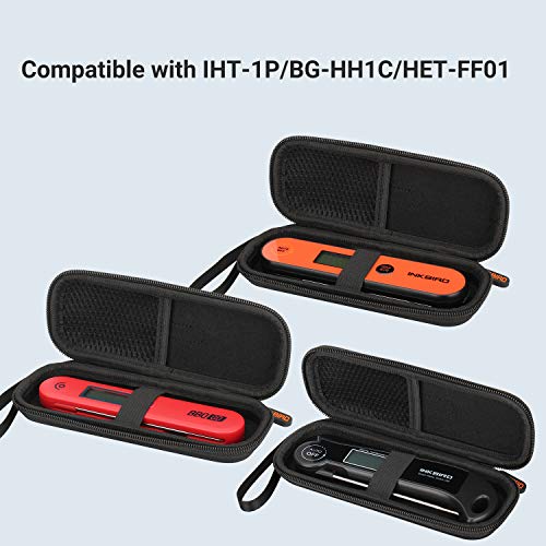 Prijenosni tvrdi torbica za nošenje Inkbird, pogodan za termometar za meso IHT-1P /BG-HH1C s trenutnim čitanja iskaza, otporna