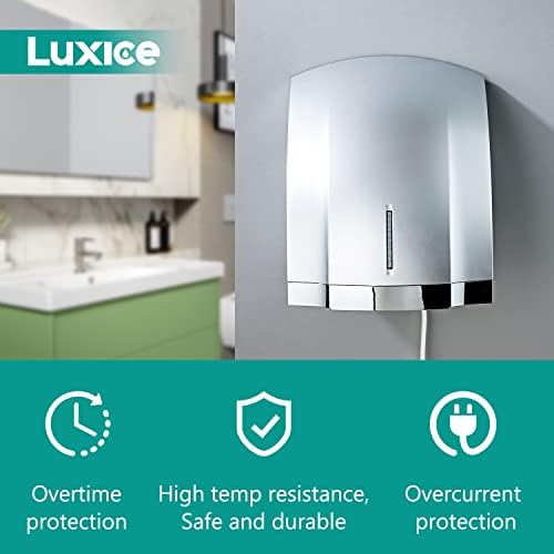 Luxice sušilica za ručno za kućnu kupaonicu - električna automatska sušila za ruke, LX -1003 srebro