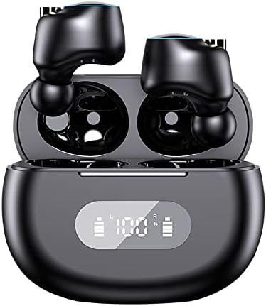 Loinrodi Bluetooth slušalice s LED digitalnim zaslonom bežične ušice Bluetooth 5.2 Sportske slušalice s mikrofonom za pozive