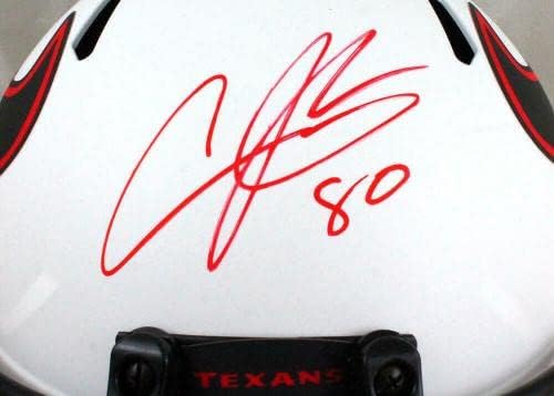 Andre Johnson autogramska kaciga s autogramom * NFL crvene kacige s autogramom