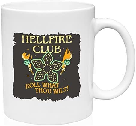 Lifestyle majice i grafiks smiješne šalice Hellfire Club Club šalica za kavu Smiješni pokloni za žene ili muškarce
