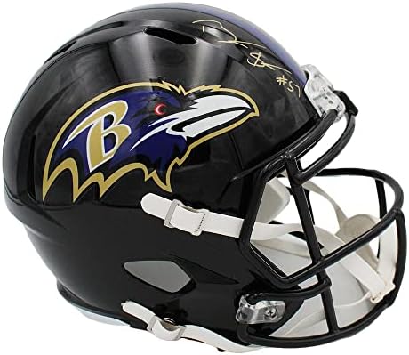 Bart Scott potpisao je NFL kacigu u punoj veličini - NFL kacige s autogramima