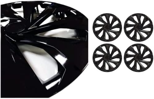 14 inčni pucanje na hubcaps kompatibilno s Chevrolet cruze - set od 4 naplatka naplatka za 14 inčne kotače - crno