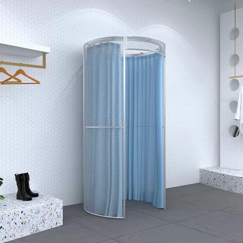 Okvir zavjese za garderobu, prijenosna privremena mobilna Garderoba za zaštitu privatnosti, sklopiva jednostavna svlačionica