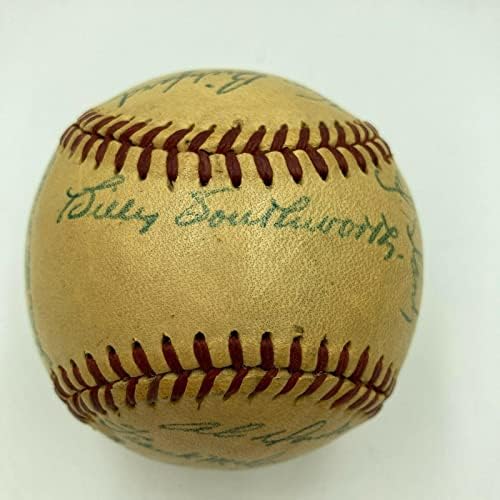 Prekrasna momčad iz Bostona Bravesa iz 1951. godine potpisala je bejzbol u Nacionalnoj ligi - Autografirani bejzbol