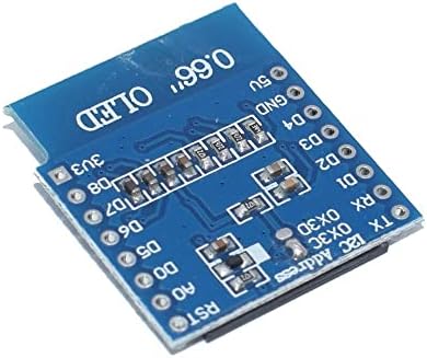 ZYM119 10PCS 0,66 inčni OLED zaslon modul za Wemos D1 Mini ESP32 modul AVR STM32 64X48 0,66 LCD zaslon IIC IIC I2C OLED ploča