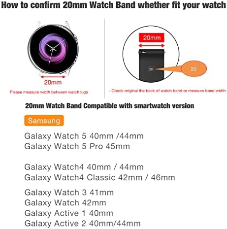Abanen božićni ukrasi satni bendovi za Samsung Galaxy Watch4 40 mm/44 mm, Galaxy Watch 5 40 mm/44 mm, Santa Xmas poklon tiskani