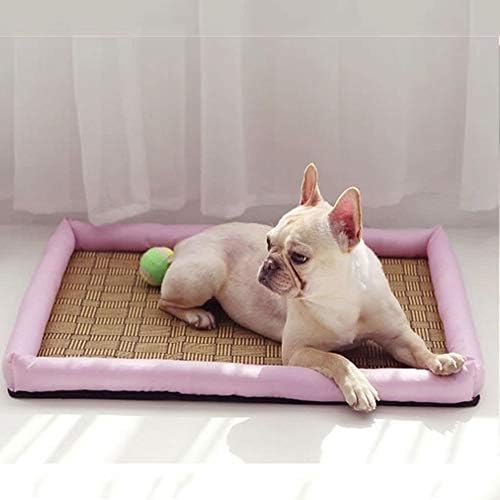 Raxinbang pseće krevete ljeto mali srednji pseći kućni ljubimac Oxford tkanina pp pamučna mat uzgajivača mat krevet ružičasta