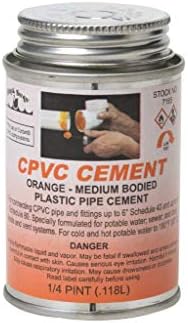 FixTudisSplays® CPVC cement - srednje tijelo 1/4 pt. Svaki 07185-blackswan-1PK-NPF