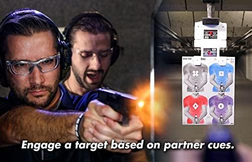 TAC 19 X25 silueta za pucanje na papiru Target Igra Targets & Cue Card