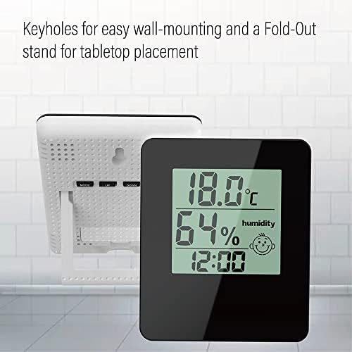 Yasez stolni sat s temperaturnom vlagom unutarnje sobe Digitalni termometar higrometar Elektronski mjerač vlage