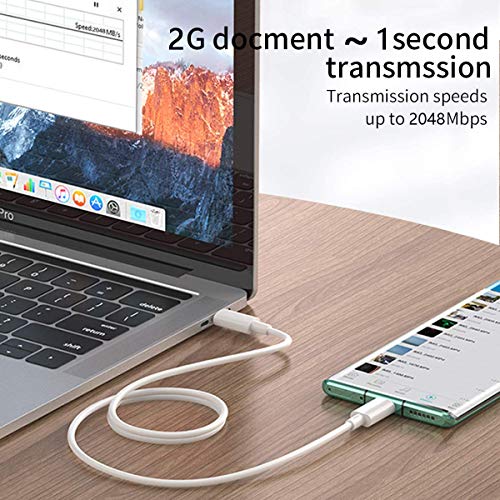 USB C do USB C kabela 60W 6ft, tip C 60W 20V/5A PD kabel za brzo punjenje s punjačem za e -mapu za iPad Pro 2020 za MacBook