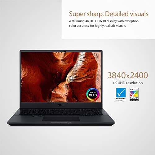 Laptop ASUS ProArt StudioBook Pro 16 OLED, 16-inčni OLED zaslon 3840x2400, procesor Intel Core i9-12900H, 32 GB DDR4, 2 TB