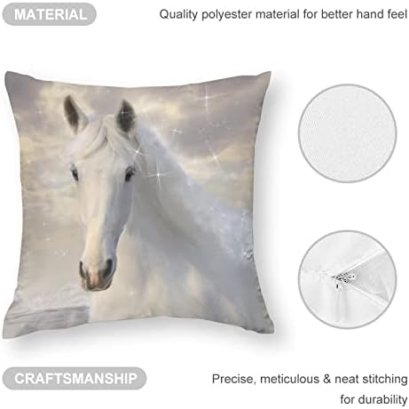 Fantastične konjske zvijezde Bacajte jastučne poklopce sa zip kvadratnim jastucima Zaštitnici za zaštitni kauč za dnevni