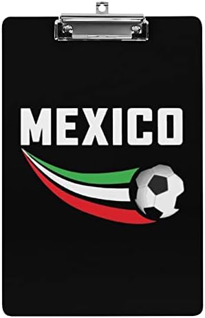 Meksička nogometna zastava akrilne clipboards s metalnom kopčom 12,5 inča 8,5 inča Slatke clipboards za uredske aktivnosti