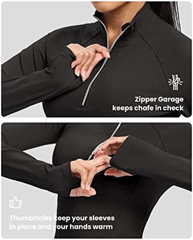 Gym Rainbow ženska vježba jakni za pola zip pulover atletske majice u teretani dugih rukava vrhovi treninga