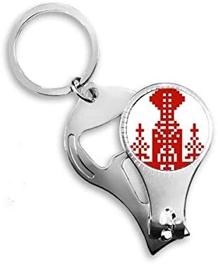 Ruska izgradnja mozaika seoskih elemenata za nokat za nokt ring otvarač za ključeve ključeva otvarač