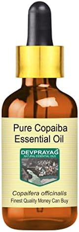DevPrayag čisto Copaiba esencijalno ulje s staklenom kapinom destiliranom 5 ml