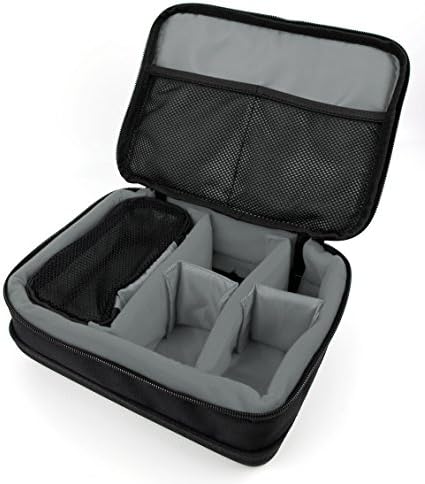 Zaštitna torbica za gaming miša DURAGADGET crne i sive boje EVA - kompatibilan s gaming miš Medion Erazer X81026 | gaming