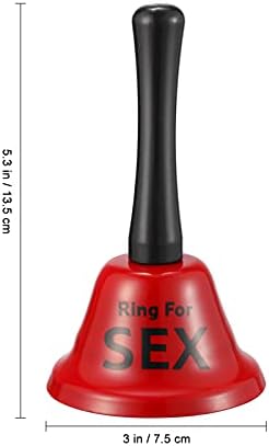 Nuobesty Red Call Bell Ring za seks zvono za zabavu igračka novosti Smiješna romantična igračka za ljubavnike stol Bell restoran
