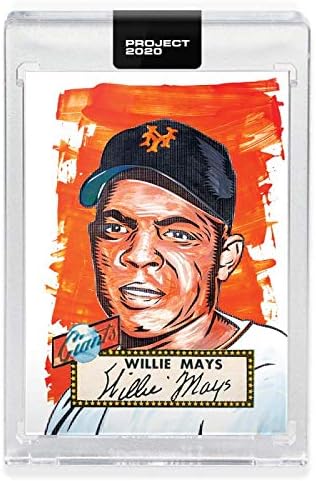 2020. Topps Project 2020 Baseball 143 Willie Mays New York Giants umjetnika Blake Jaieson 1952 Topps Online Exclusive Limited