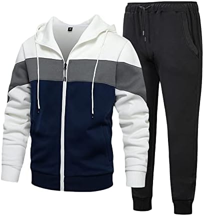 Taksun Man TrackSuits 2 komadne dukserice Tweatpants kardigan džemper s kapuljačom setovi casual proljetna sportska odjeća